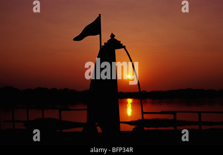 Tempio indù ; Somnath ; Prabhas Patan ; Junagadh ; Saurashtra ; Gujarat ; India Foto Stock