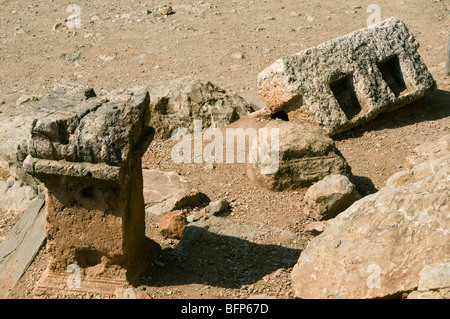 Baneas parco nazionale di sorgente del fiume Giordano,tempio al dio Pan Foto Stock