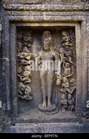 STP 65228 : rilievo sulla grotta No26 Ajanta ; Maharashtra ; India Foto Stock