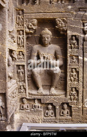 STP 65229 : rilievo sulla grotta No26 Ajanta ; Maharashtra ; India Foto Stock