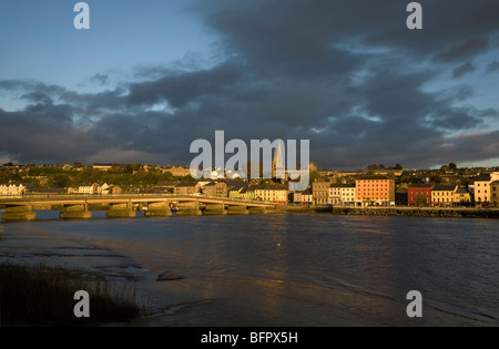 New Ross e del fiume Barrow, County Wexford, Irlanda Foto Stock