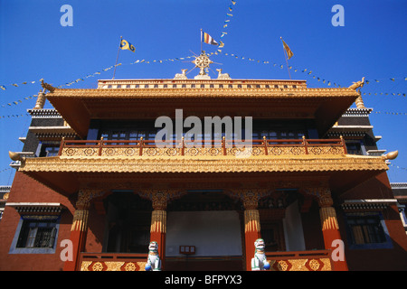 RSC 66885 : Coreano tempio buddista ; Sarnath ; Varanasi ; Uttar Pradesh ; India Foto Stock