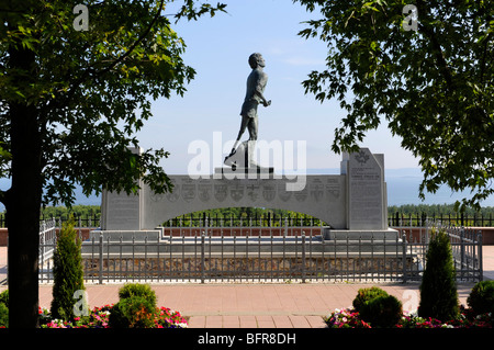 Terry Fox un monumento a Thunder Bay Ontario Canada Foto Stock