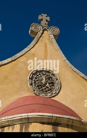 Dh Prina AGIOS NIKOLAOS Grecia CRETA Cretan chiesa simboli religiosi decorazione Foto Stock