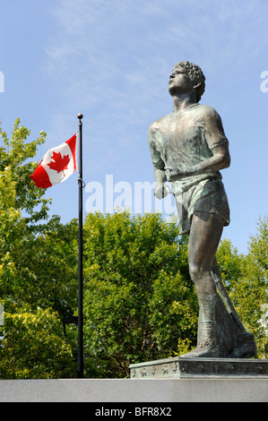 Terry Fox un monumento a Thunder Bay Ontario Canada Foto Stock