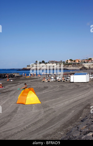 NOSTALGICA PLAYA DE FANABE. COSTA ADEJE TENERIFE. ISOLE CANARIE. 2009 Foto Stock