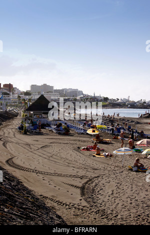 NOSTALGICA PLAYA DE FANABE. COSTA ADEJE TENERIFE. ISOLE CANARIE. 2009 Foto Stock