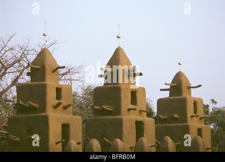 La moschea locale nel villaggio di Endé Foto Stock