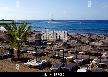 NOSTALGICA PLAYA DE FANABE. COSTA ADEJE TENERIFE. ISOLE CANARIE. 2009 Foto Stock