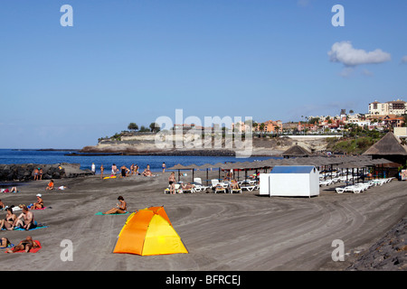 NOSTALGICA PLAYA DE FANABE. COSTA ADEJE TENERIFE. ISOLE CANARIE. 2009 Foto Stock