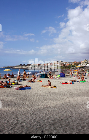 NOSTALGICA PLAYA DE FANABE. COSTA ADEJE TENERIFE. ISOLE CANARIE. 2009 Foto Stock