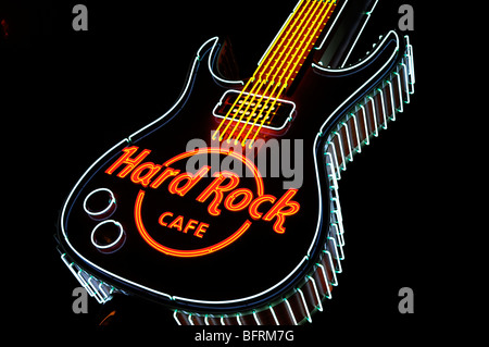 Hard Rock Cafe, Varsavia, Polonia Foto Stock