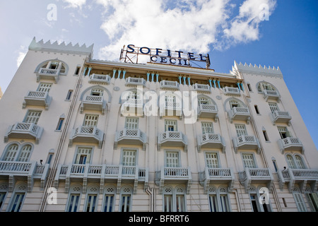 Il Sofitel Cecil Hotel sulla corniche in Alessandria, Egitto Foto Stock