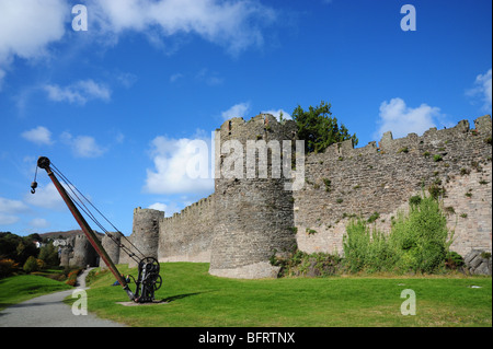 Viste di Conwy Castle Foto Stock