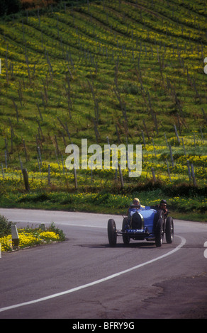 Bugatti 35B 1926. Su Taga circuito Floria Sicilia, Italia Foto Stock