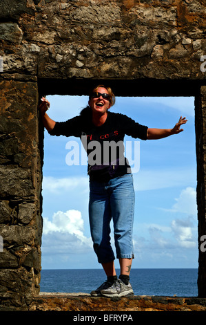 Aruba, vecchia miniera d'oro rovine Foto Stock