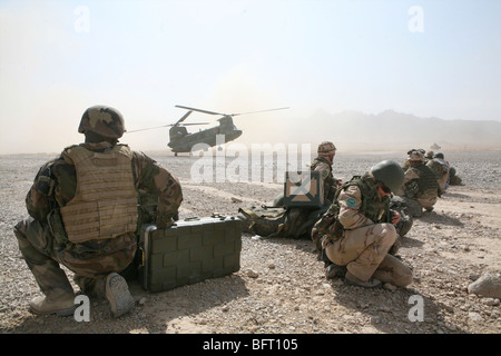 Truppe olandesi in Afghanistan (Uruzgan) Foto Stock