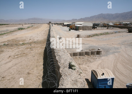 Slovacca forze armate (ISAF) guard camp holland (Oggi Tarin Kowt, Uruzgan) Foto Stock