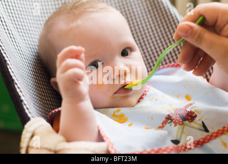 Alimentazione principale Baby Foto Stock