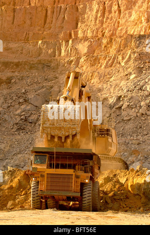 Open Pit Mining, Ghana, Africa Foto Stock