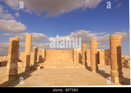 Isarael, Negev, Avdat, costruita nel I secolo dal Nabatei. Un sito del Patrimonio mondiale come parte della Via delle spezie Foto Stock