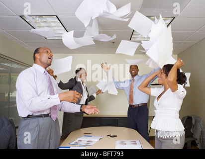 La gente di affari in riunione Foto Stock