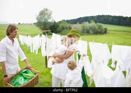 famiglia Foto Stock