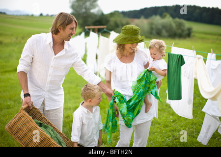 famiglia Foto Stock