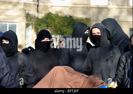 La protesta della NATO - Edinburgh. 13 nov. 2009 Foto Stock