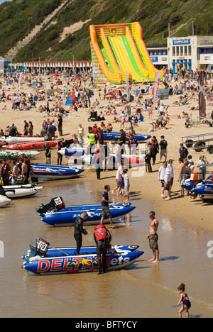 Barca Zapcat racing evento tenutosi a Bournemouth Beach in Engalnd Foto Stock