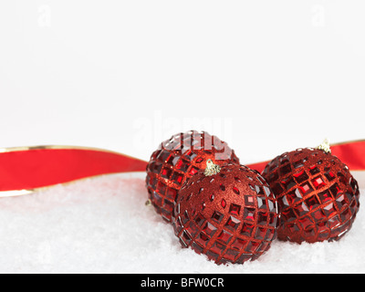 Natale decorazione artistica vita ancora sullo sfondo Foto Stock