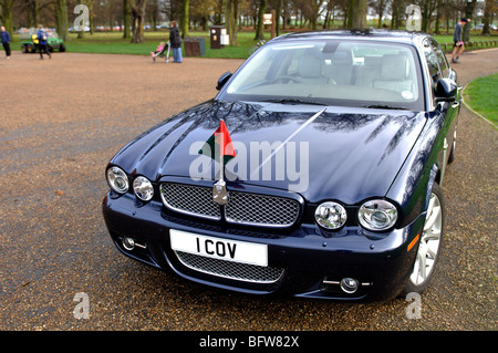 Jaguar XJ Sovereign, Sindaco di Coventry di ufficiale di macchina Foto Stock