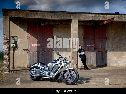 Cory Ness Victory Vegas Jackpot motociclo Foto Stock