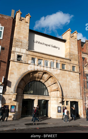 Whitechapel Gallery di Aldgate East, Londra, Inghilterra, Regno Unito Foto Stock