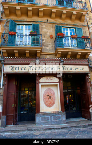 Antica Focacceria Ssn Francesco (il vecchio forno di San Francesco), Palermo, Palermo, sicilia, Foto Stock