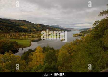 Autunno a Loch Tummel, Perthshire Scozia Scotland Foto Stock