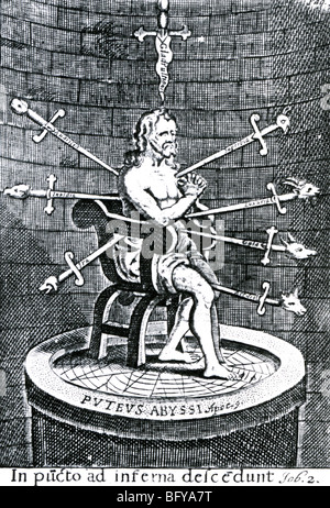 Ignazio di Loyola i sette peccati capitali come mostrato nei suoi esercizi spirituali pubblicato nel 1548 Foto Stock