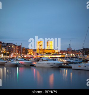 Il Municipio di Oslo e del porto Foto Stock