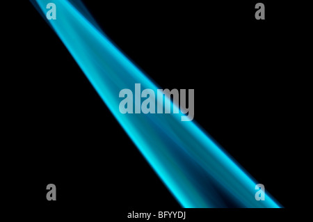 Fumo colorato, forme diverse figure e colori su sfondo nero. Foto Stock