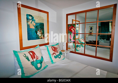 Mermaid camera, uno dei themed le camere Sooke Harbour House locanda di lusso sull'Isola di Vancouver. Foto Stock