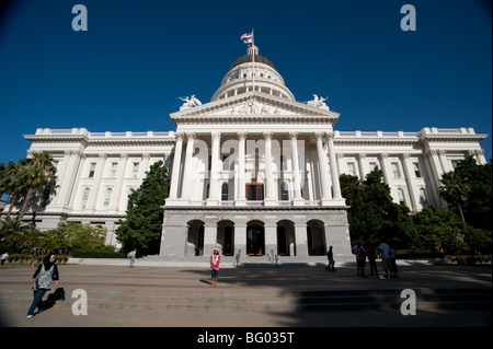 California la capitale dello stato è un edificio situato a Sacramento, STATI UNITI D'AMERICA Foto Stock
