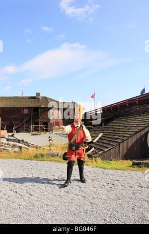 Granatiere, Fort William Henry, Lake George, New York Foto Stock