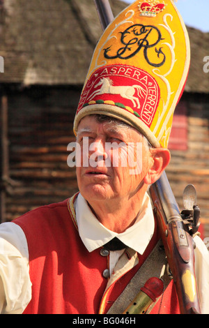 Granatiere, Fort William Henry, Lake George, New York Foto Stock