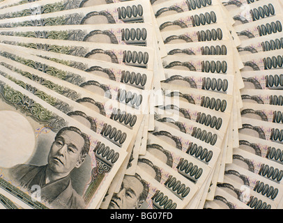 Giapponese 10.000 yen banconote Foto Stock
