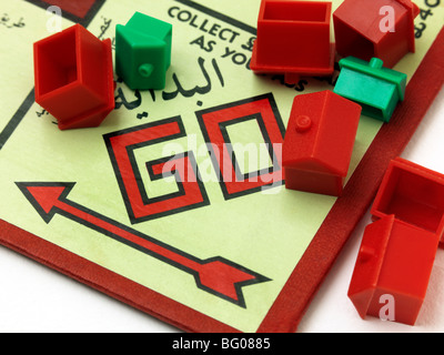 Arabo gioco Monopoli Foto Stock