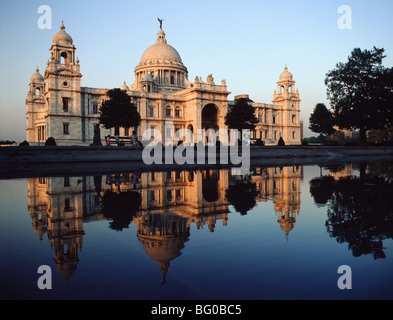 Victoria Memorial in Kolkata (Calcutta), West Bengal, India, Asia Foto Stock