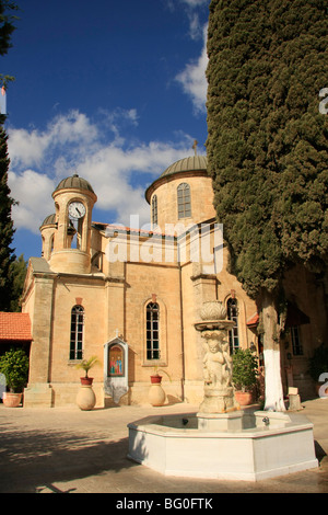 Israele, Bassa Galilea, la greco-ortodossa chiesa di San Giorgio in Kafr Cana costruito nel 1886 Foto Stock