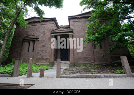 Il Teschio e Ossa Club presso la Yale University nel Connecticut la casa di Yale più famosi della società segreta Foto Stock