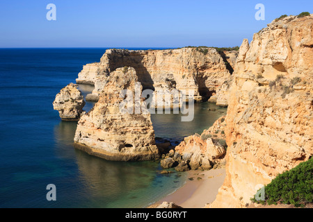 Praia da Marinha, Algarve, Portogallo, Europa Foto Stock