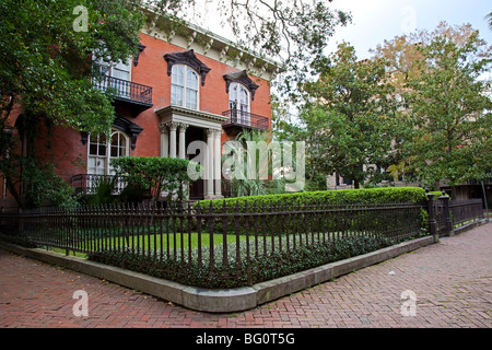 Casa Mercer-Williams a Savannah, Georgia(Mezzanotte nel giardino del bene e del male) Foto Stock